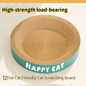 2025 planche à gratter pour chat personnalisable papier ondulé à bord large mignon Durable anti-renversement latéral chat den - Product Image 4