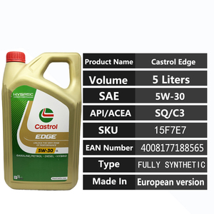 รับประกันคุณภาพ น้ำมันเครื่องสังเคราะห์แท้ SQ <span class=keywords><strong>5W30</strong></span> LL C3 รุ่นยุโรป 5 ลิตร 15F7E7 4008177188565 สำหรับ <span class=keywords><strong>Castrol</strong></span> EDGE - Product Image 6