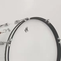 Factory Direct Marching Bass Drum 24 Inch Wood Shell with Carrier and Drum Sticks for School Band Wholesale