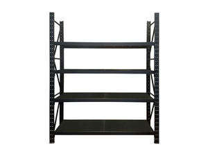 מדף אחסון פלדה בינוני, בעל כושר נשיאה גבוה, ציפוי אבקה, הגנה מפני קורוזיה, עיצוב ללא ברגים, תקן ISO9001 - Product Image 6