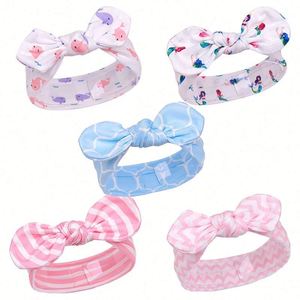Paquete de Cinco Diademas con Lazo para Bebé, Accesorios para el Cabello de Niños, para Recién Nacidos, Accesorios para Fotos de Cien Días, Regalo - Product Image 5