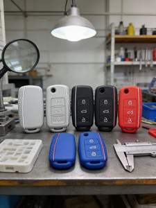 Funda para <span class=keywords><strong>Llave</strong></span> de Coche Compatible con Peugeot, Renault, VW, BMW, <span class=keywords><strong>Mercedes</strong></span>, Audi, Toyota - Funda Protectora para Mando a Distancia, Accesorio para Coche - Product Image 2