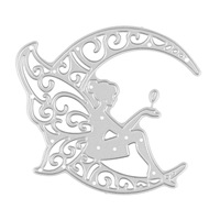 Fairy Wing Fashion Model Metal Dies Cutting per Scrapbooking, Album, Creazione di Biglietti e Artigianato Decorativo - Modello Design Elfo