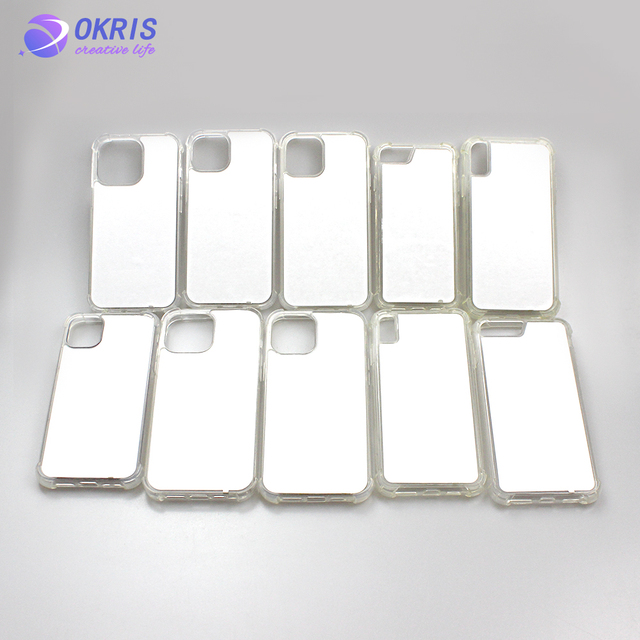 For iPhone 17 Transparent Dye-Sublimation Blank 2D Anti-shock TPU Mobile Phone Case Phone Cover for iPhone 15 Pro Max/16 /13 Pro