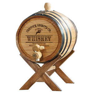 Barril de roble de madera maciza personalizado, logotipo personalizado de <span class=keywords><strong>ron</strong></span>, bourbon, tequila, nuevo diseño, 1L, 2L, 3L, 4L, 5L, venta al por mayor - Product Image 5