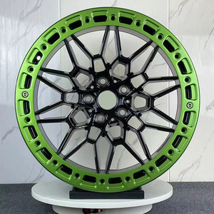 17X 10 18X <span class=keywords><strong>9</strong></span> 19X9.5/10ล้อปลอมแปลงแบบโมโนบล็อกสีแดงและสีดำเว้าลึกสำหรับ BMW 5X112 5X120 - Product Image 2