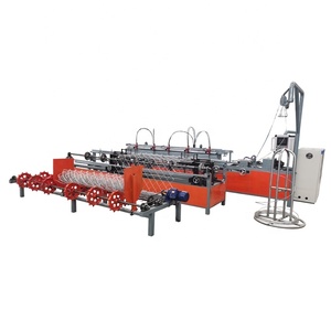 Chất Lượng Cao Dây Duy Nhất Kim Cương Lưới Hàng Rào Dây Máy Làm Tự Động Hàng Rào Chuỗi Liên Kết Dây Dệt Máy - Product Image 1