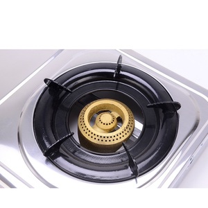 Table de cuisson portable à double brûleur en acier inoxydable pour hôtel, à gaz GPL, avec allumage électronique, commande par bouton, prise de classe, thermoélectrique - Product Image 3