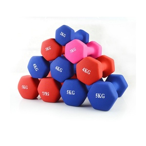 Reapbarbell Mode moins cher néoprène enduit <span class=keywords><strong>hexagone</strong></span> haltères - Product Image 1