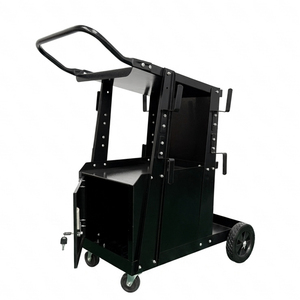 Chariot de soudage OEM personnalisé à 3 niveaux, coffre à outils métallique avec porte verrouillable pour fournisseur de matériel d'atelier - Product Image 1
