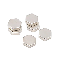 Aimant permanent Ndfeb N52 industriel avec revêtement Ni-Cu-Ni, forme hexagonale régulière, pour applications de découpe, de pliage et de soudage