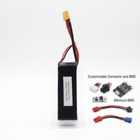 Baterai Drone FPV 11.1v 3s 2500mah Isi Ulang Rc 25C 35C 50C Paket Baterai Lipo