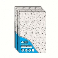 Panneau de plâtre perforé régulier, panneau acoustique décoratif, faux plafond en plaque de plâtre, plaque de plâtre à bonne absorption acoustique