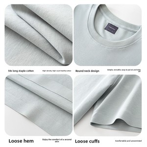 <span class=keywords><strong>T</strong></span>-shirt da Lavoro Oversize Bianca Personalizzabile con Logo, Tripla Protezione, Girocollo, OEM, Uniforme Aziendale, Estiva, per Commercio all'Ingrosso - Product Image 3