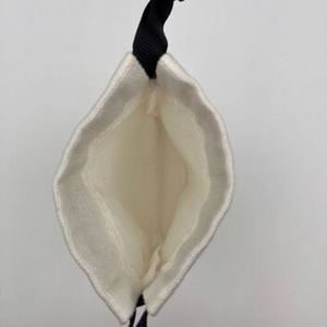 China Factory Price Canvas Material Drawstring Gift Pouch Bag Custom Organic Cotton Packing Dust Bags for Gifts With <b>Wide</b> <b>Ribbon</b> - Product Image 5