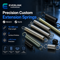 Muelles de Extensión Industriales con Diseño de Muelles de Tensión Personalizados para Ensamblaje de Maquinaria y Pedidos de Compra OEM de Alto Volumen