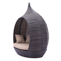 Fuchang extérieur semi-circulaire canapé-lit double plage loisirs meubles d'intérieur