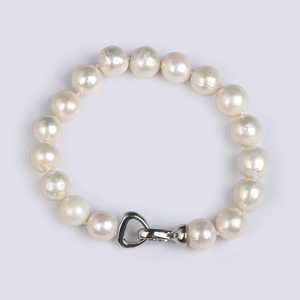 Pulsera de Perlas de Agua Dulce Edison Natural de 9-11 mm para Damas, Idea de Regalo Atractiva y Elegante - Product Image 1