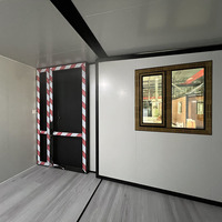 Maison conteneur préfabriquée de luxe, étanche, extensible et pliable, isolée, pour bureau de chantier