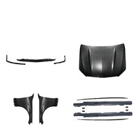 Pare-chocs pour Mercedes Benz W205 2015-2021, kit carrosserie modifié 2016 C63 AMG, pare-chocs avant GT AMG, calandre argentée noire, kit carrosserie W205 C63