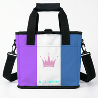 Sac isotherme Demiromantic Rainbow, pliable, pour le travail, le camping, étanche, avec bandoulière