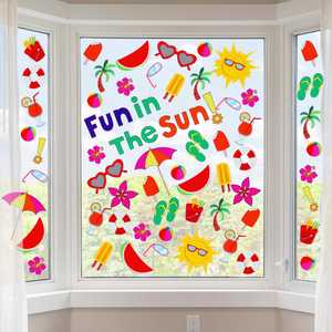 Double-Sided Reusable Home Decoration Detachable Decal Static Window Sticker Glass Electrostatic UV Printing <b>Vinyl</b> - Product Image 1