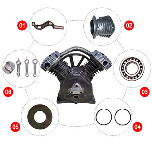 Tête de compresseur à piston haute pression APCOM, 3065 3080 3090 AW90, tête de pompe à piston robuste à 3 cylindres à vendre - Product Image 4