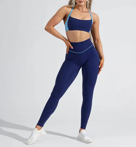 Özel LOGO yüksek belli tayt tayt spor popo kaldırma tayt bayan Spandex bayanlar kadınlar için tayt legging spor - Product Image 6