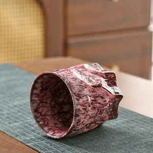 แก้วกาแฟเซรามิกเปลี่ยนสีได้ ดีไซน์ลายไม้สุดสร้างสรรค์ สไตล์อเมริกัน สำหรับชาและน้ำ ใช้ในบ้าน - Product Image 3