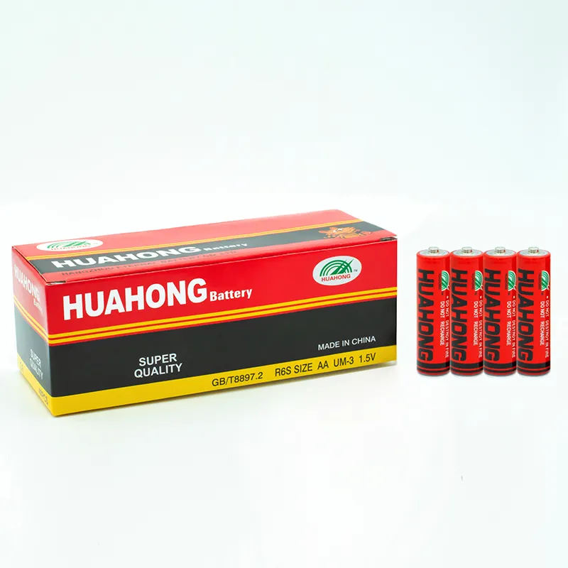 HUAHONG R6 AA Size 1.5v Zinc Carbon Dry Cell