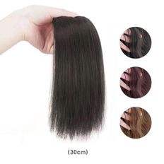 Partie de cheveux vietnamiens perruque avec 8 pouces vague naturelle os droit lâche vague profonde auto-serré cheveux raides Pong Clip Ins HD dentelle - Product Image 1