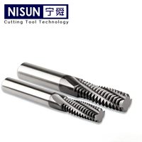 Fraise à fileter en carbure monobloc métrique M3 à M16 pour CNC, filetage UN BSP NPT pour acier et aluminium