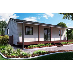 Villa moderna con estructura de acero ligero, paredes de vidrio y terraza para vivir al aire libre - Product Image 2