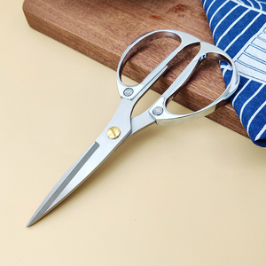 Chuyên Nghiệp Bạc Tailor Shears Hộ Gia Đình Vải Kéo Cho May & Nhà Bếp Sử Dụng Vải Da Cắt Lưỡi Thép Không Gỉ - Product Image 5