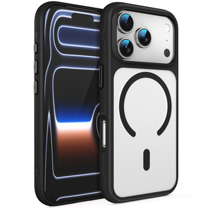 Coque de téléphone antichoc magnétique translucide effet seconde peau pour iPhone 17 Pro Max, compatible également avec iPhone 17 Air, <span class=keywords><strong>16</strong></span>, 15, 14 Pro Max - Product Image 1