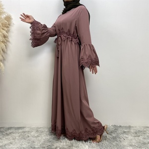 16001 #   Vestidos Musulmanes en Oferta, Vestidos de Noche Musulmanes de Manga Larga de Alta Calidad, Vestido Bordado de Moda para Mujer - Product Image 2