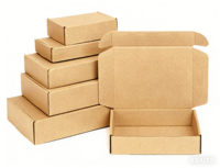 Boîtes Express en Carton Ondulé Extra-Résistantes Écologiques, Cartons d'Expédition pour le Commerce Électronique, Boîtes en Papier Personnalisables par le Fabricant