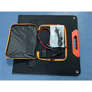 맞춤형 단결정 하프셀 N형 야외 캠핑용 100W 120W 200W 240W 접이식 휴대용 태양광 패널 - Product Image 2