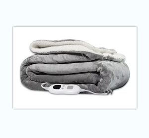 Jeter chauffant électrique luxueux sur le <span class=keywords><strong>lit</strong></span> polaire de <span class=keywords><strong>couverture</strong></span> lavable doux 160x130cm - Product Image 1