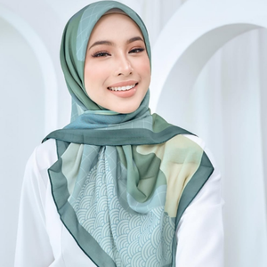 Chal de gasa de verano Malasio de calidad superior, hiyab estampado Digital con patrón Floral suave para uso diario de las mujeres, pañuelo étnico - Product Image 4