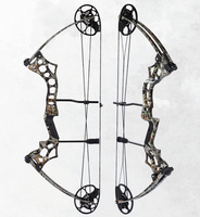 Caractéristiques réglables de chasse à l'arc à poulies en aluminium professionnel durable Pratique de tir à l'arc à poulies adulte de haute qualité