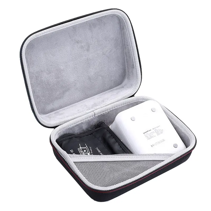 Prêt pour l'expédition coque portable étui rigide de stockage médical pour omron tensiomètre usage domestique