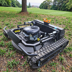 Điện phong phú nông nghiệp và lâm nghiệp thiết bị Zero lần lượt flail Crawler Xăng điều khiển từ xa máy cắt cỏ Robot - Product Image 2