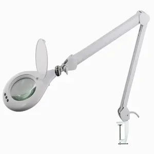 Factory Custom 3d 5d Led Dimming Function Skin Care Portable Beauty Salon Equipment Led Magnifying Lamp