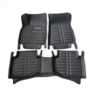 Supplier of high quality hot pressed 5d PVC EVA material customized non-slip easy to clean car carpet floor foot mats