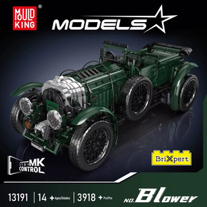 ตัวต่อ Mould King 13191 รถของเล่นเทคนิค ชุดประกอบรถโบราณแบบเป่าลมบังคับวิทยุ ของขวัญสำหรับเด็ก - Product Image 2