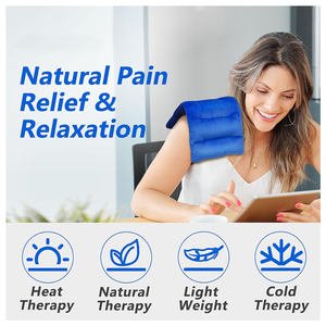 गर्दन और कंधे के लिए थोक लंबे नम माइक्रोवेव हीट पैक हीटिंग पैड - Product Image 6
