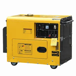 China fabricante 6kw silenciador de escape king max 6.5kw diesel gerador preço