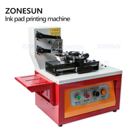 Machine d'impression à tampon automatique ZONESUN, machine de codage de date de production électrique, imprimante à tampon pour bouteilles en plastique, cartons de lait, verre