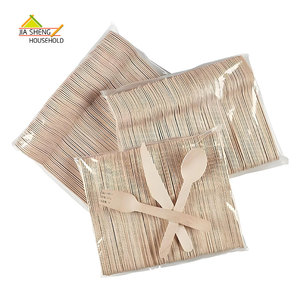 Wholesale Bulk Biodegradable Disposable Modern Birch Wood Eco-Friendly Custom <strong>Cutlery</strong> for Party Use Food-grade - Product Image 1
